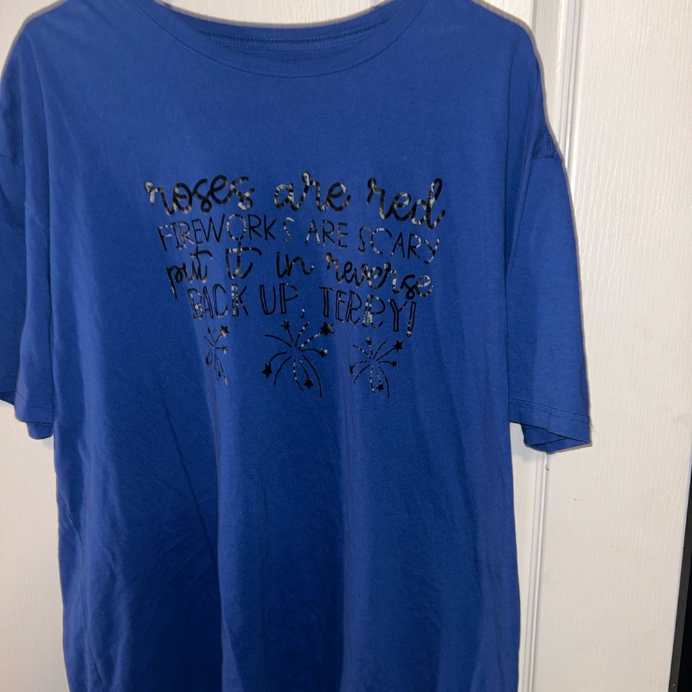 Blue Graphic T-Shirt